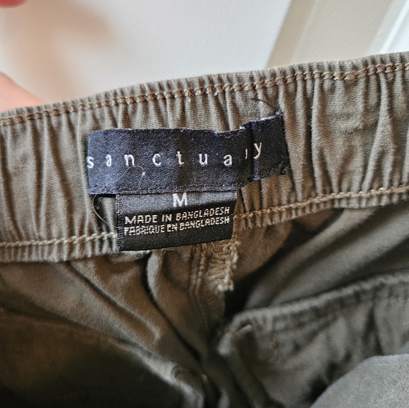 Sanctuary Olive Cropped Cargo Pants - Picture 5 of 6